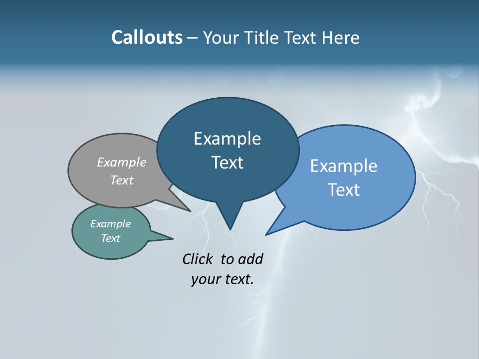 Climate Storm Dazzle PowerPoint Template