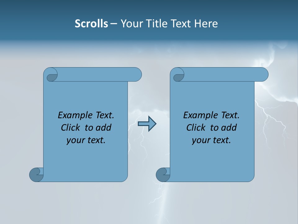 Climate Storm Dazzle PowerPoint Template