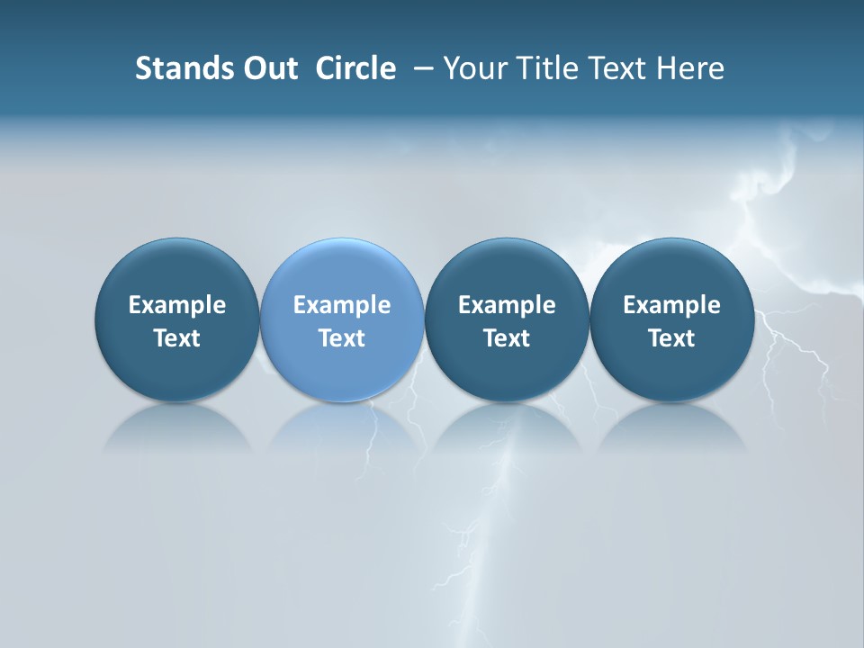 Climate Storm Dazzle PowerPoint Template