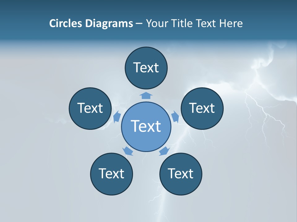 Climate Storm Dazzle PowerPoint Template
