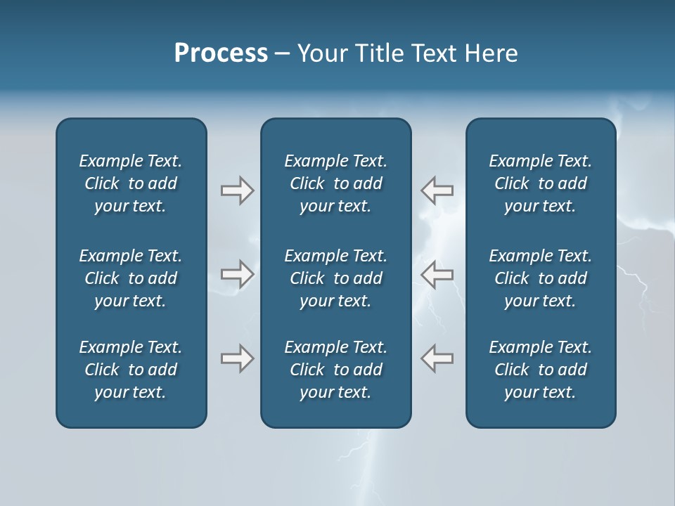 Climate Storm Dazzle PowerPoint Template