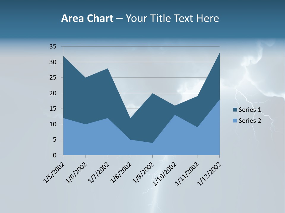 Climate Storm Dazzle PowerPoint Template