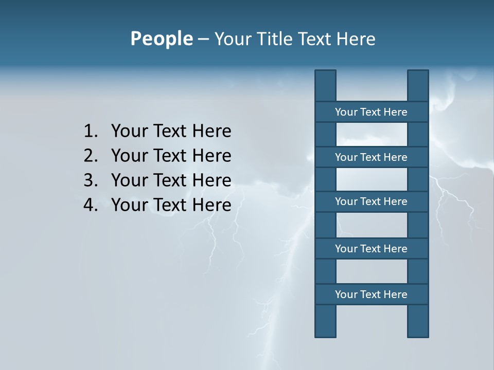Climate Storm Dazzle PowerPoint Template