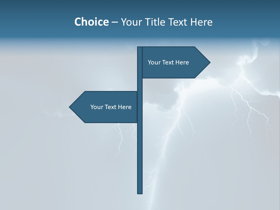 Climate Storm Dazzle PowerPoint Template