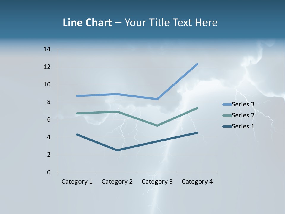 Climate Storm Dazzle PowerPoint Template