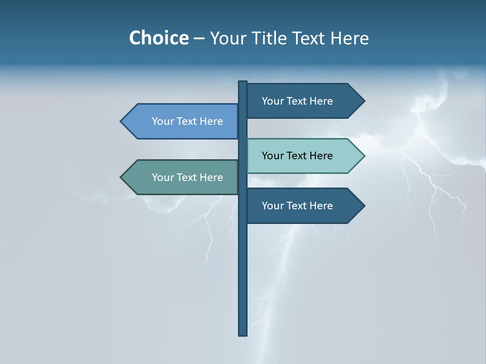 Climate Storm Dazzle PowerPoint Template
