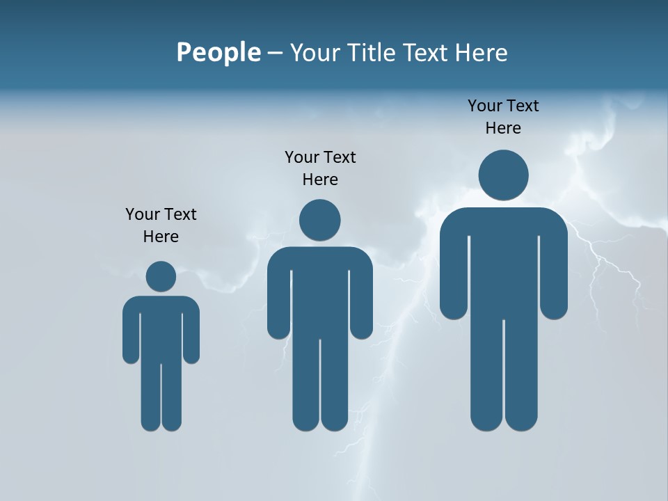 Climate Storm Dazzle PowerPoint Template