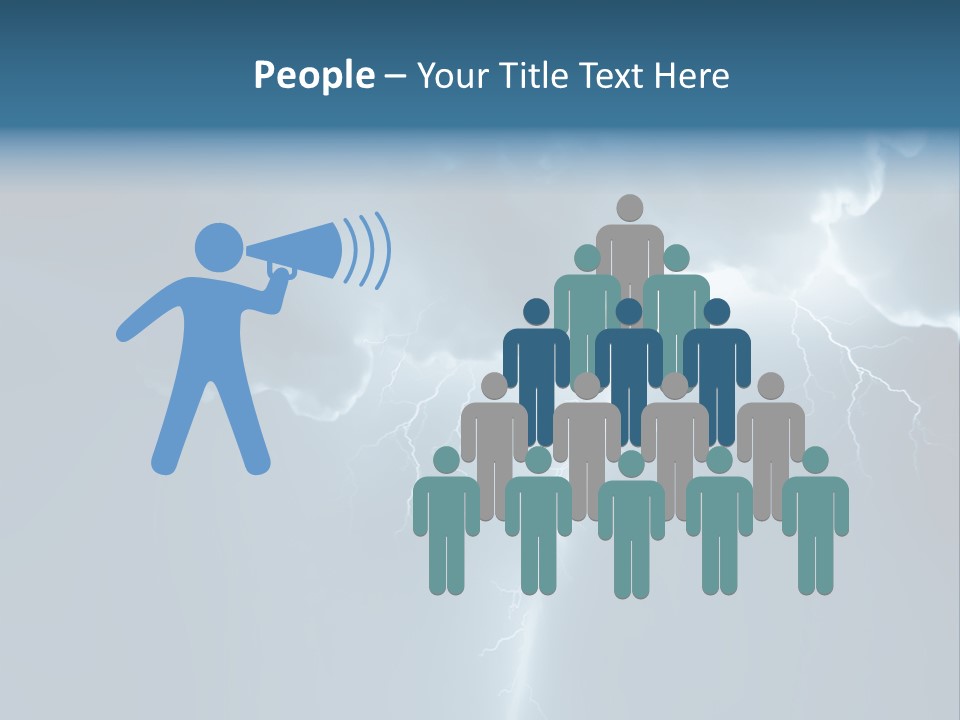 Climate Storm Dazzle PowerPoint Template