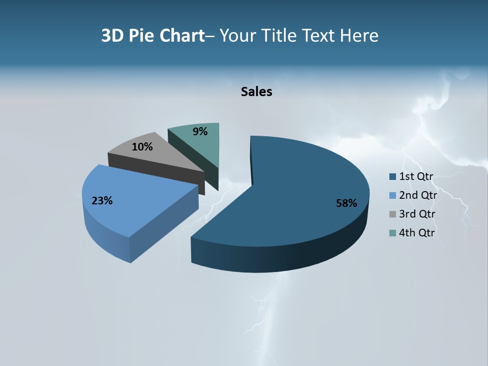 Climate Storm Dazzle PowerPoint Template
