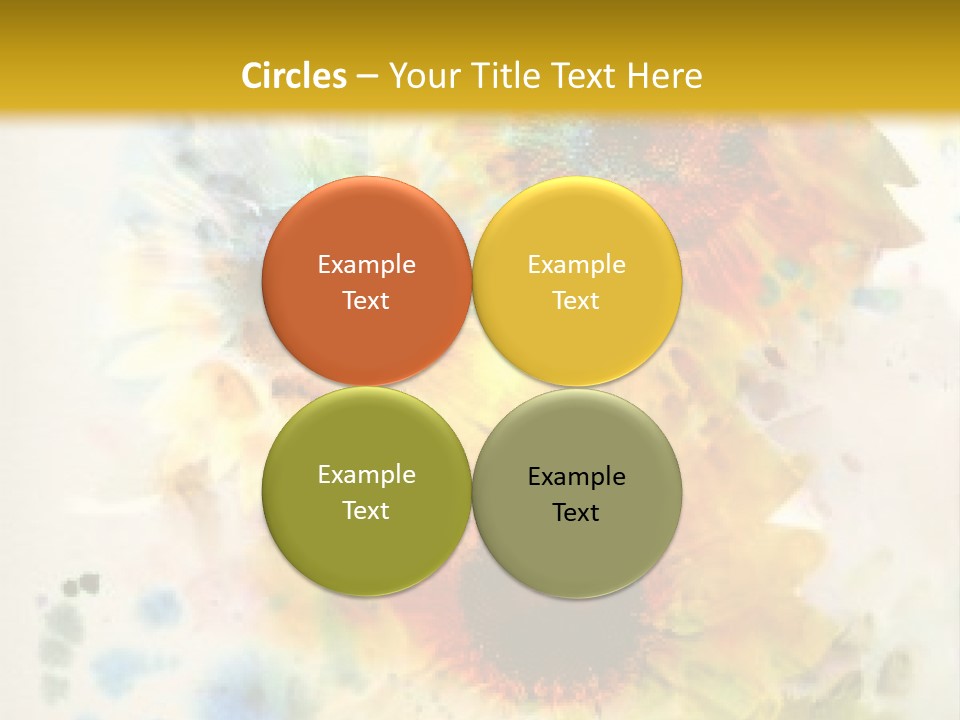 A Colorful Flower Powerpoint Presentation PowerPoint Template