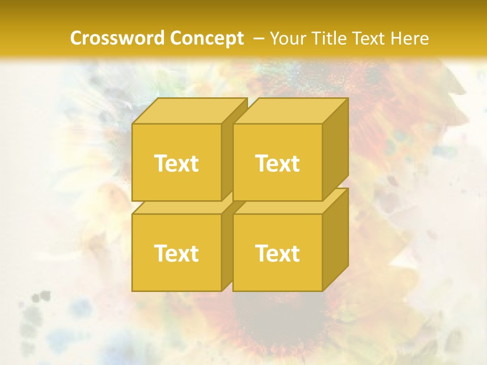 A Colorful Flower Powerpoint Presentation PowerPoint Template