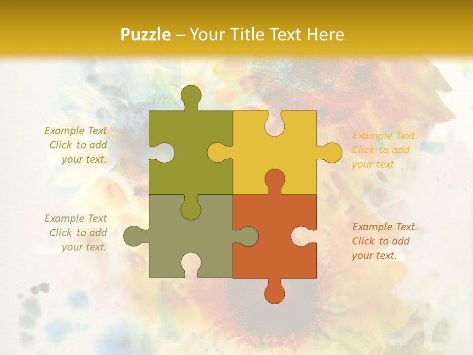 A Colorful Flower Powerpoint Presentation PowerPoint Template