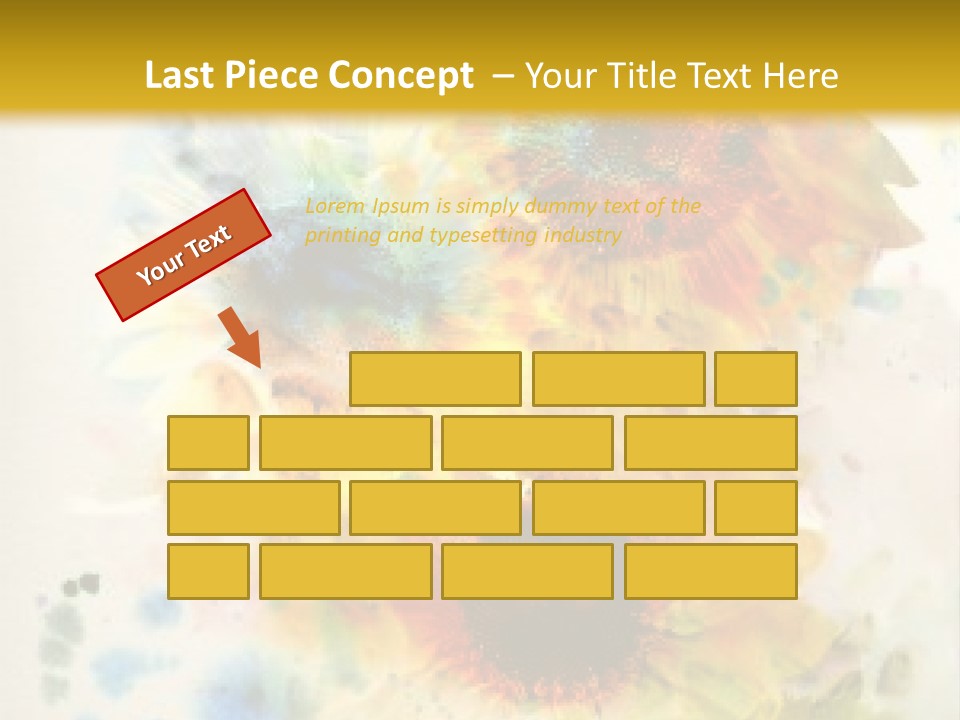 A Colorful Flower Powerpoint Presentation PowerPoint Template