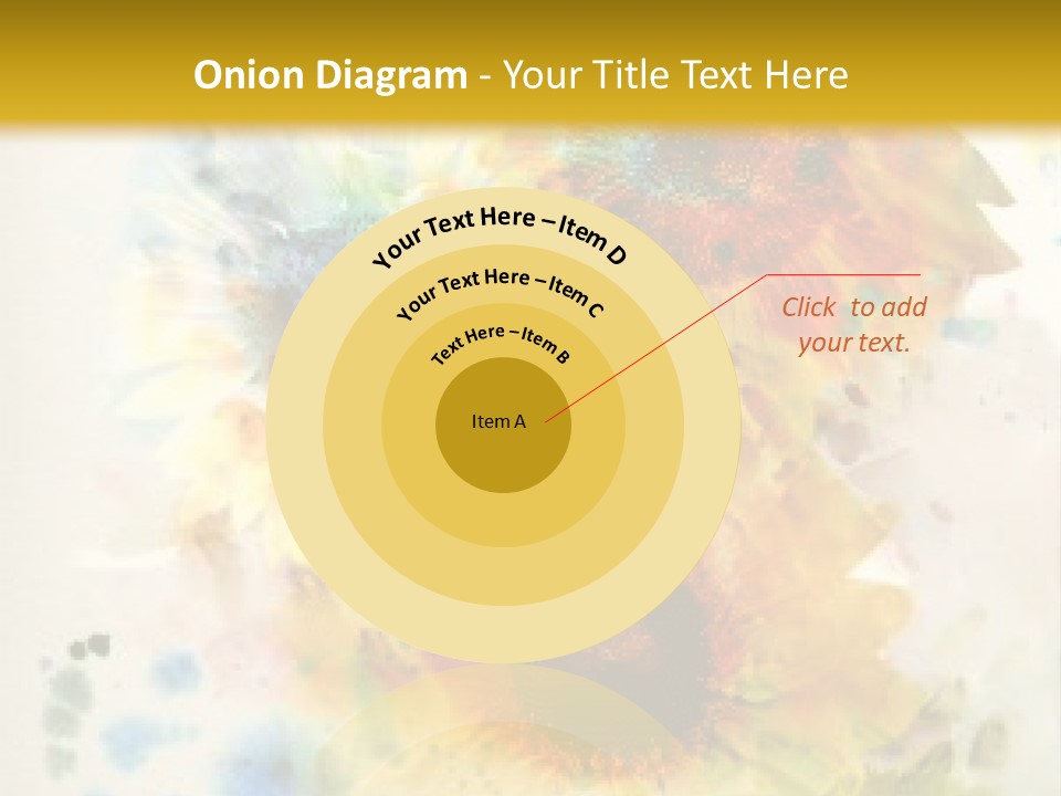 A Colorful Flower Powerpoint Presentation PowerPoint Template