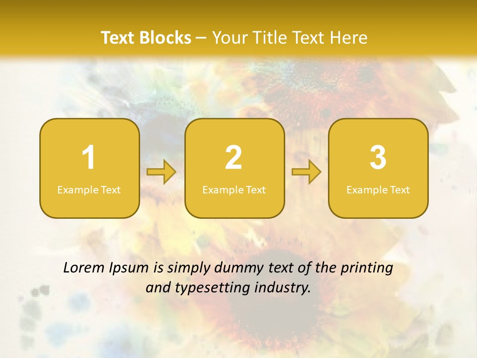 A Colorful Flower Powerpoint Presentation PowerPoint Template