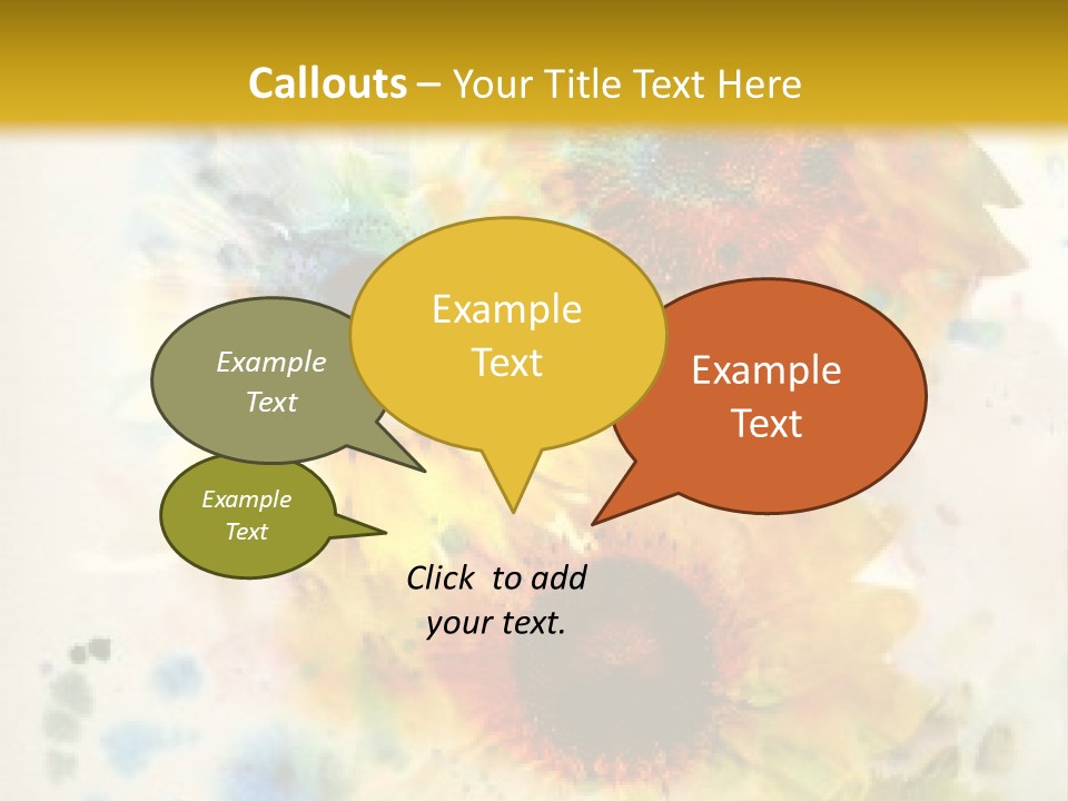 A Colorful Flower Powerpoint Presentation PowerPoint Template