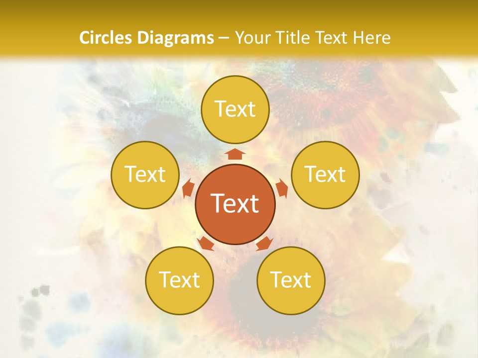 A Colorful Flower Powerpoint Presentation PowerPoint Template