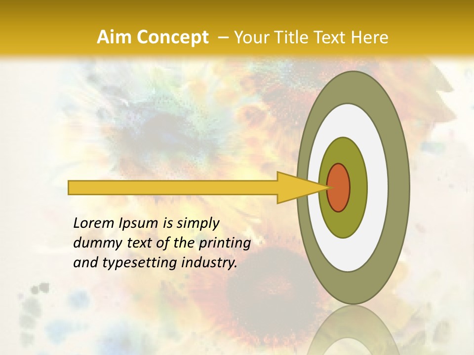 A Colorful Flower Powerpoint Presentation PowerPoint Template