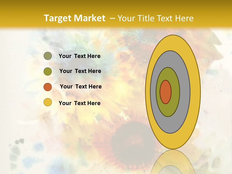 A Colorful Flower Powerpoint Presentation PowerPoint Template