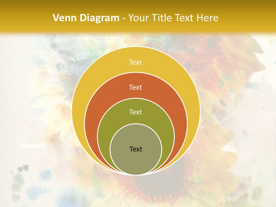 A Colorful Flower Powerpoint Presentation PowerPoint Template