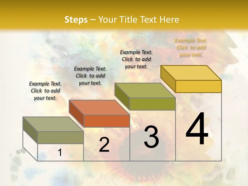 A Colorful Flower Powerpoint Presentation PowerPoint Template