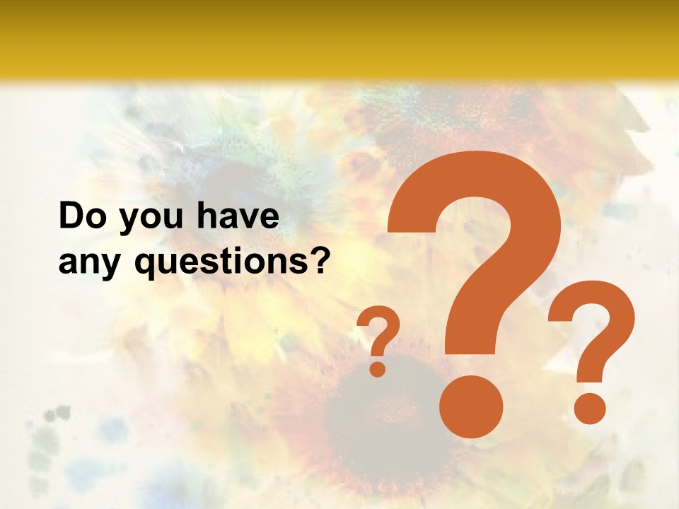 A Colorful Flower Powerpoint Presentation PowerPoint Template