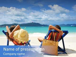 Tropical Lifestyles Remote PowerPoint Template