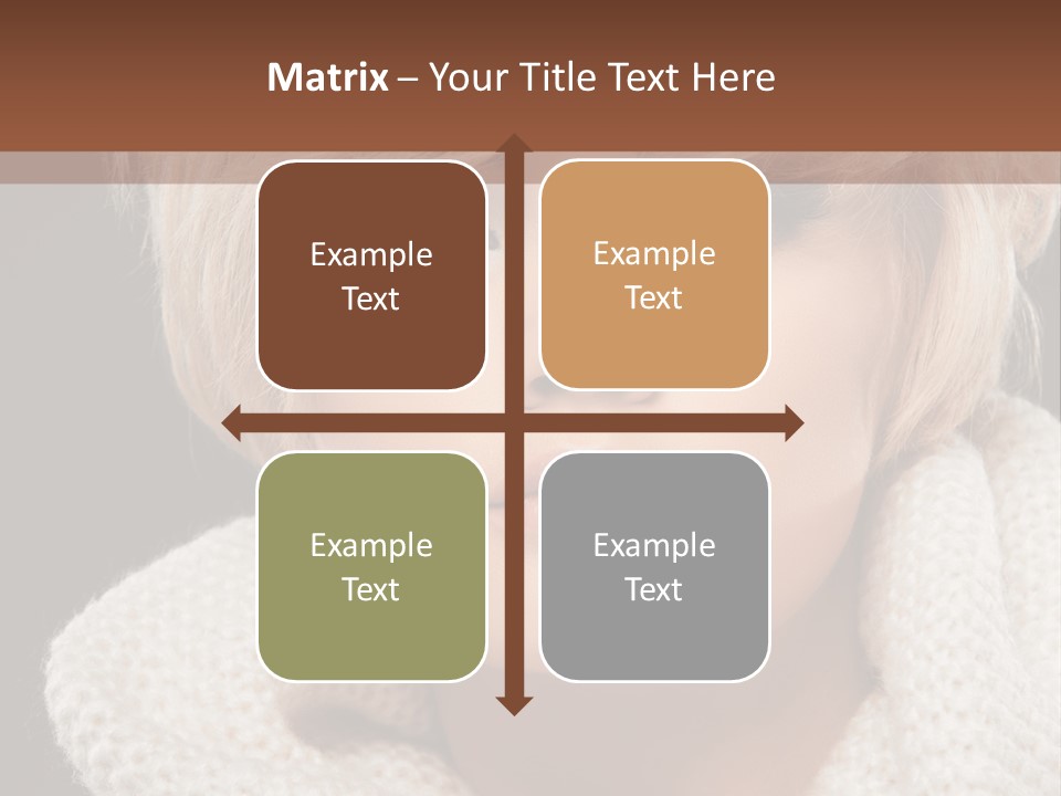 Fashion  Face PowerPoint Template