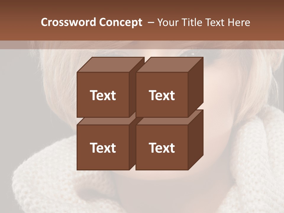 Fashion  Face PowerPoint Template