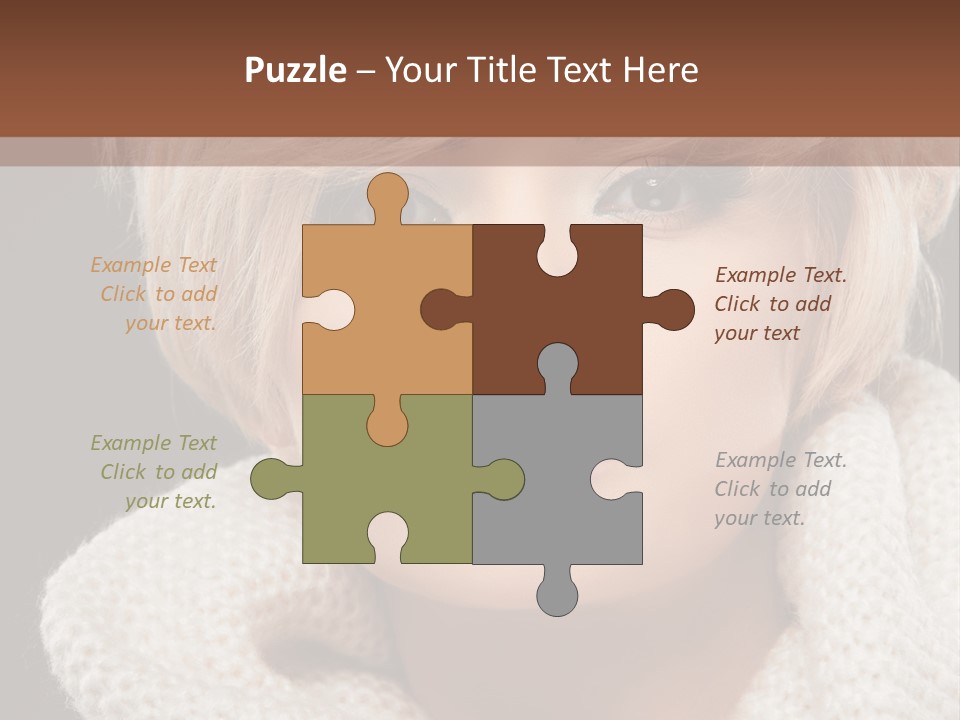 Fashion  Face PowerPoint Template