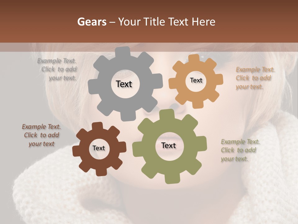 Fashion  Face PowerPoint Template