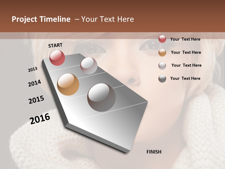 Fashion  Face PowerPoint Template