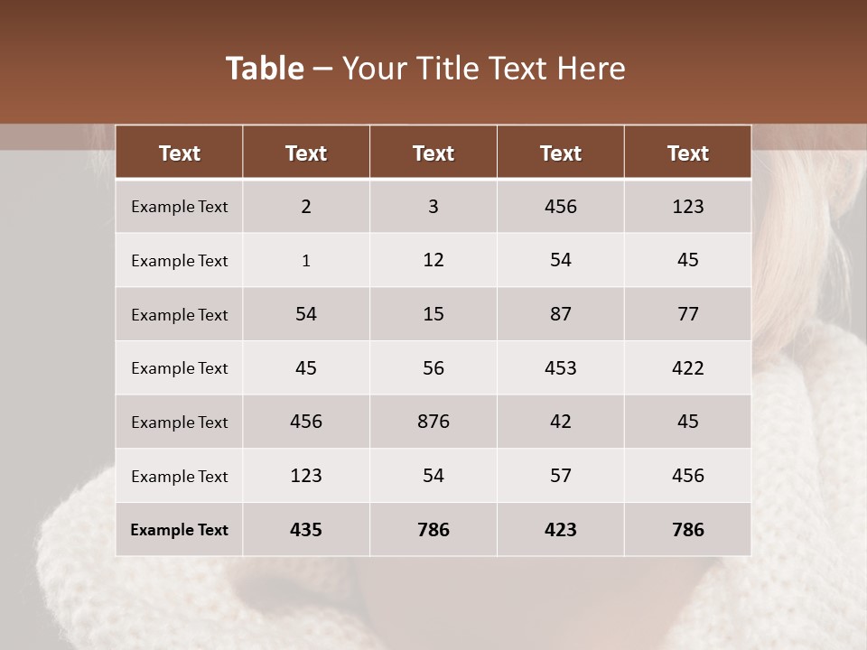 Fashion  Face PowerPoint Template