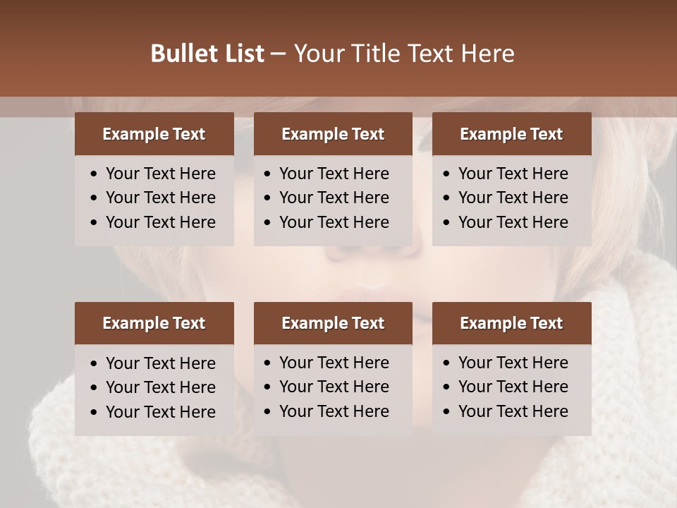 Fashion  Face PowerPoint Template