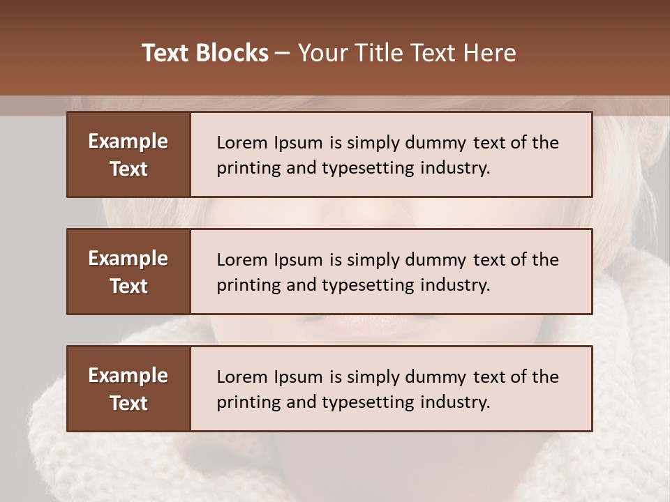 Fashion  Face PowerPoint Template