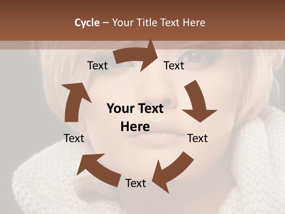 Fashion  Face PowerPoint Template