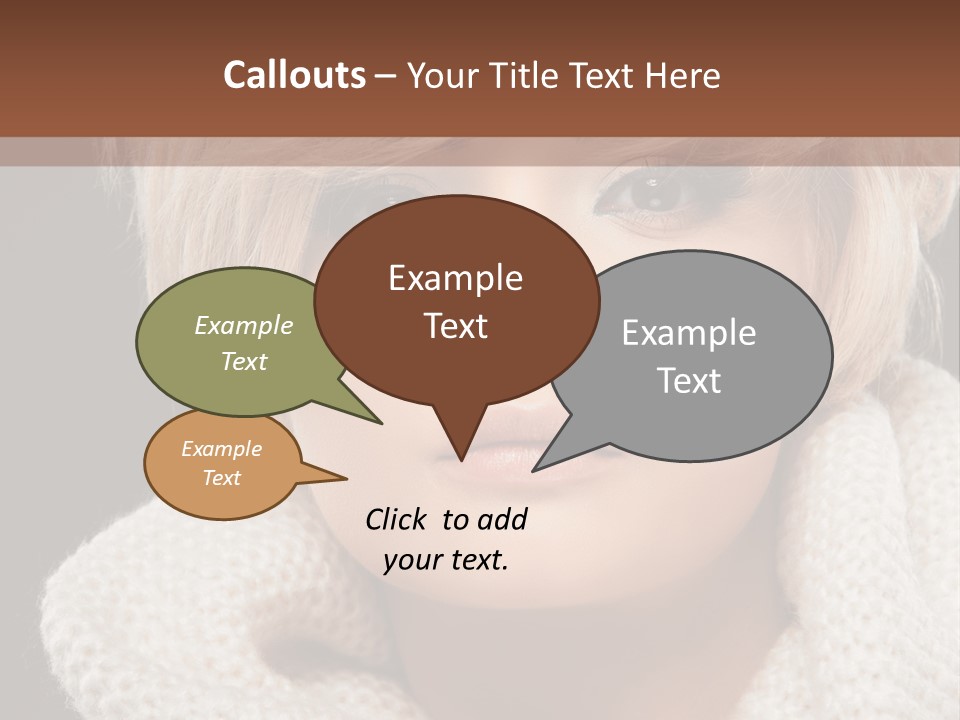 Fashion  Face PowerPoint Template