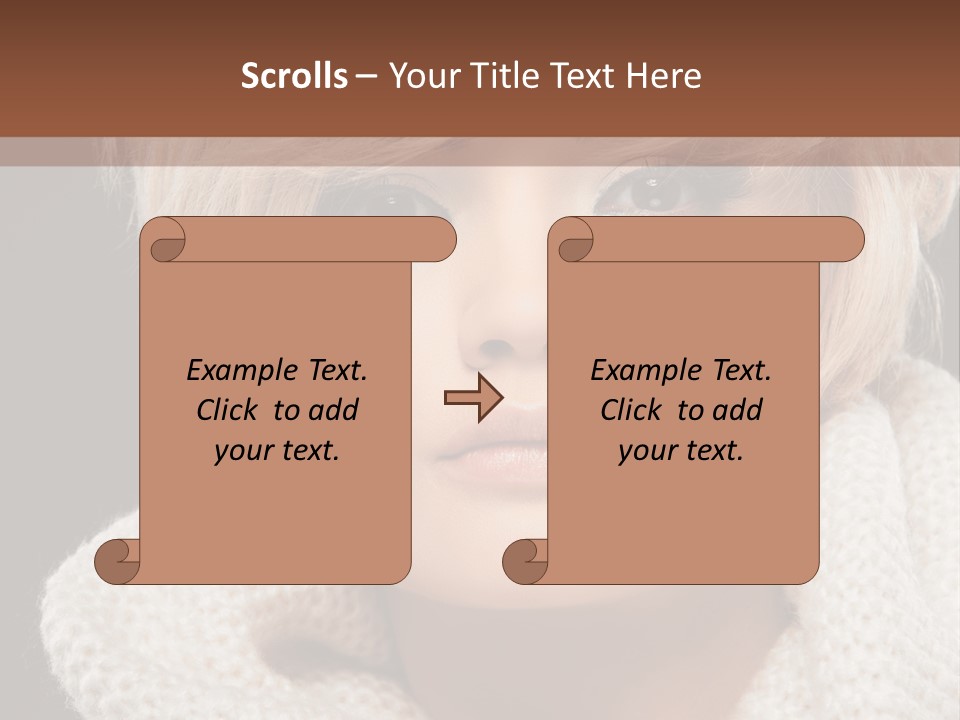 Fashion  Face PowerPoint Template