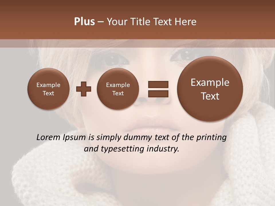 Fashion  Face PowerPoint Template