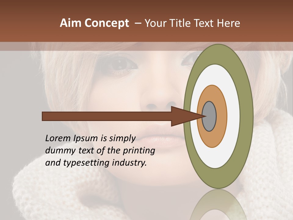 Fashion  Face PowerPoint Template