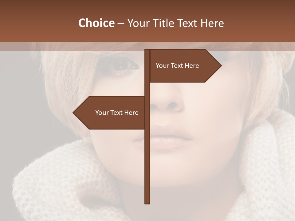 Fashion  Face PowerPoint Template