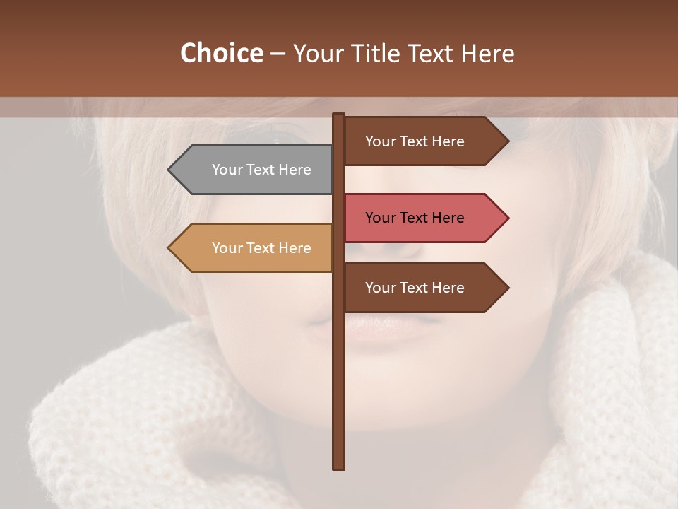 Fashion  Face PowerPoint Template