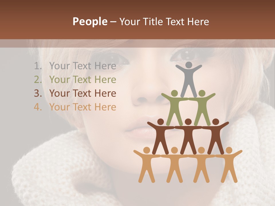 Fashion  Face PowerPoint Template