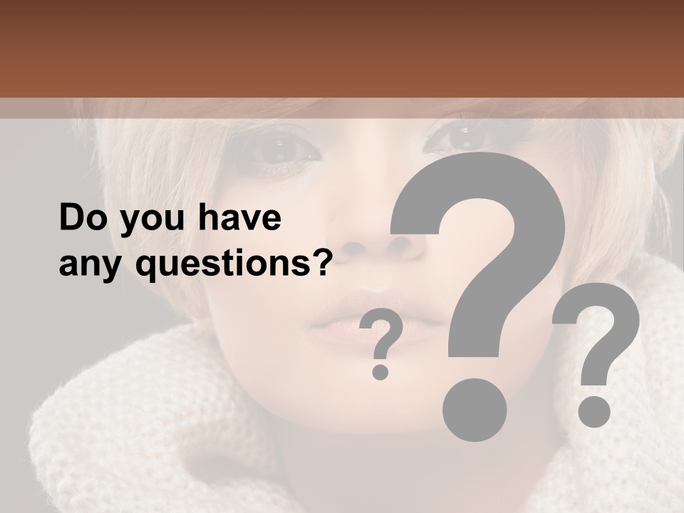 Fashion  Face PowerPoint Template