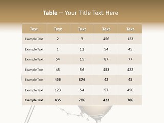 Still Object Crystal PowerPoint Template