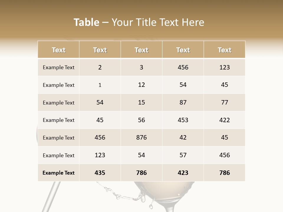 Still Object Crystal PowerPoint Template