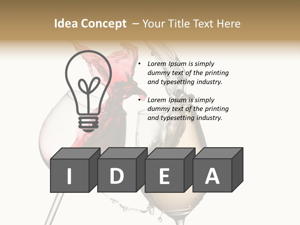 Still Object Crystal PowerPoint Template