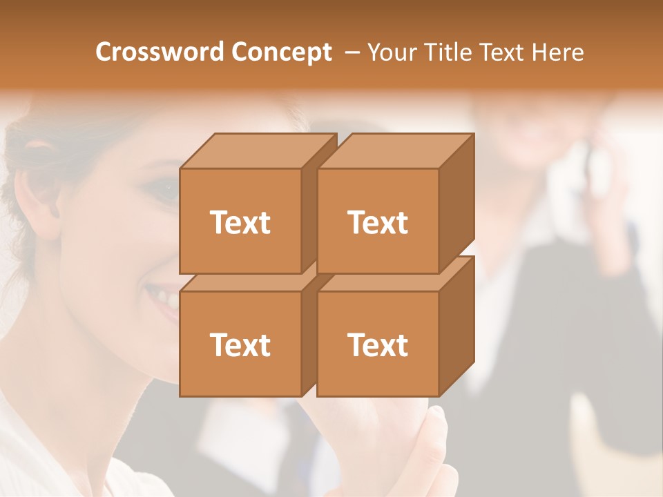 Businesspeople Professional Friend PowerPoint Template