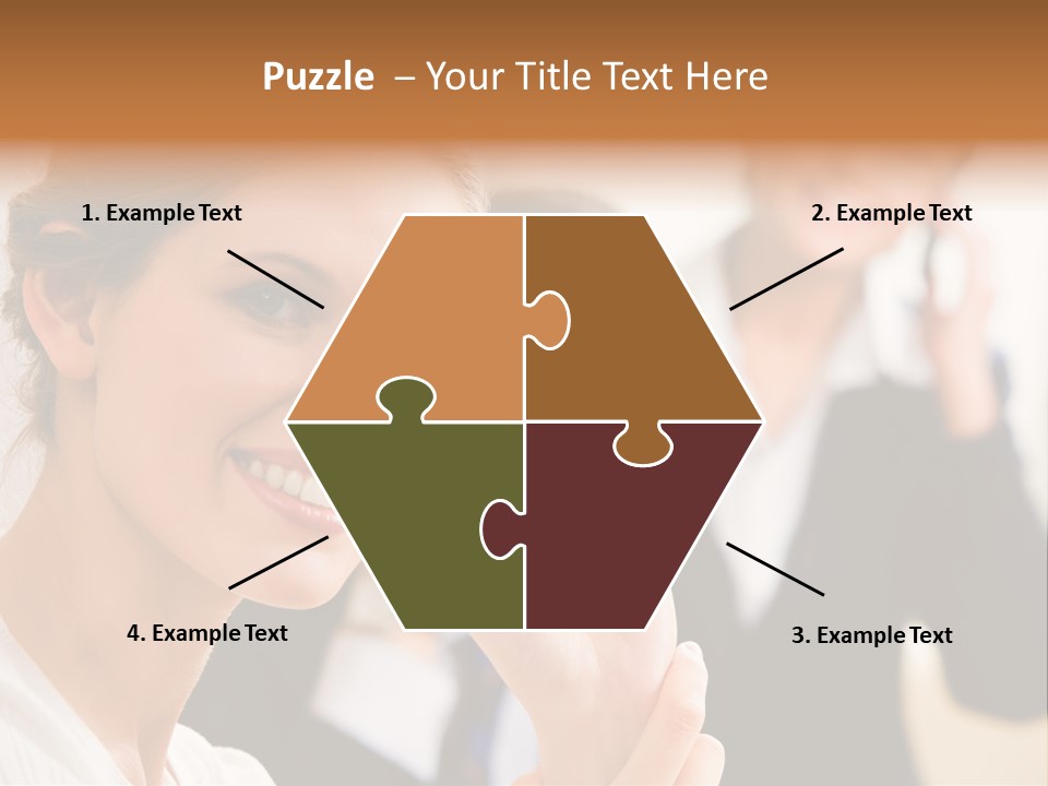 Businesspeople Professional Friend PowerPoint Template