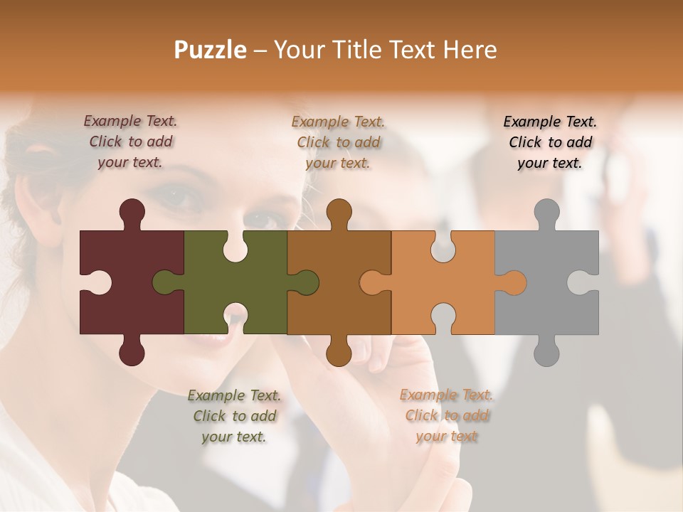 Businesspeople Professional Friend PowerPoint Template